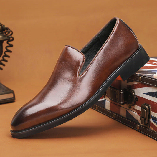 Salvatore Polished Leather Loafers